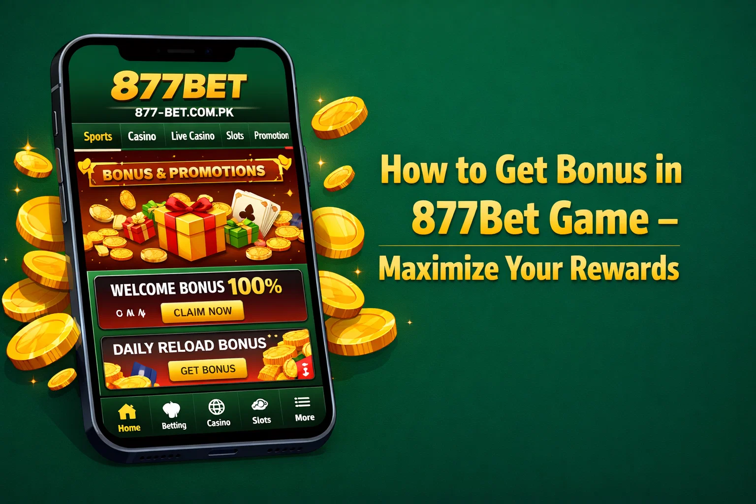 How to Get Bonus in 877Bet Game